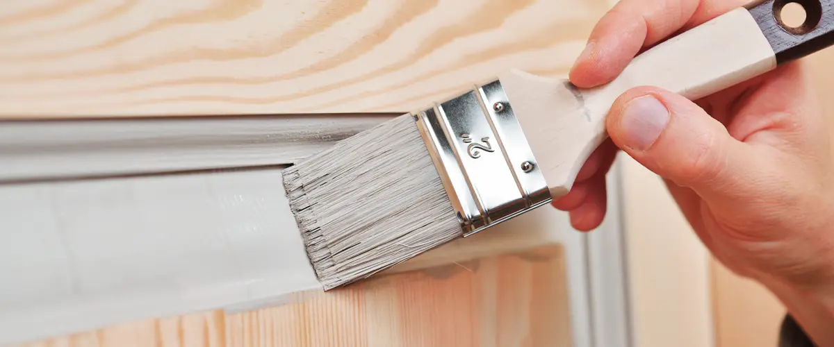 Painting Wood Door With Brush - How To Paint A Door