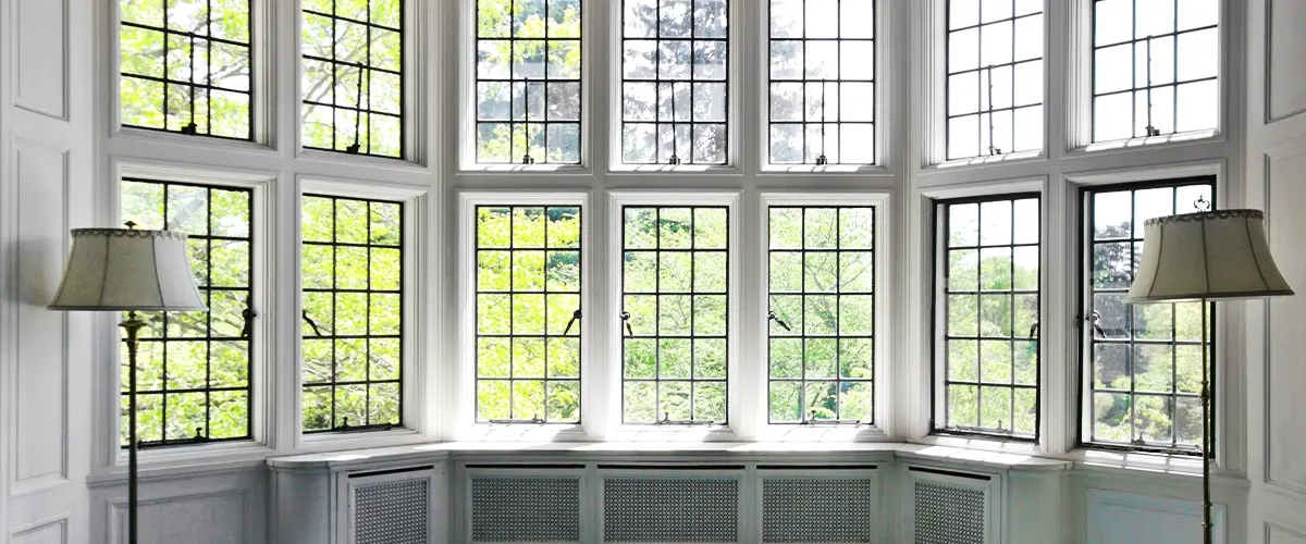 French Pane Bay Windows From Interior - Windows For Life