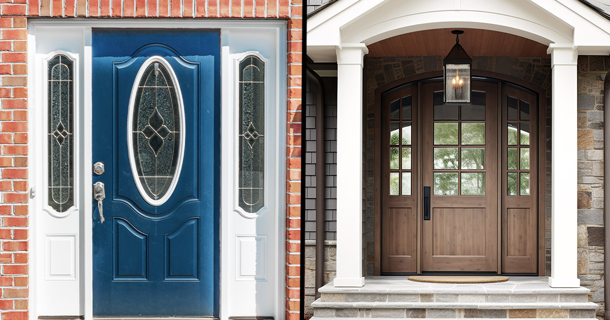 Fiberglass Doors Vs Wood Doors For Homes