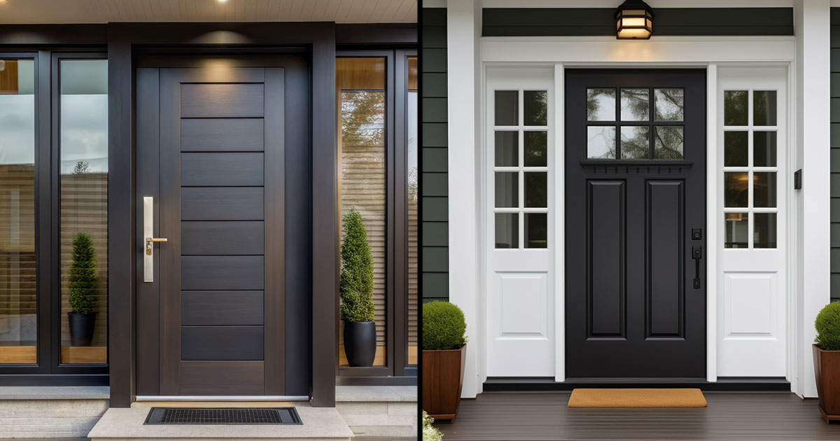 composite doors vs wood doors home front door comparison