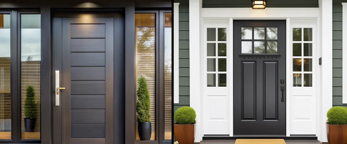 composite doors vs wood doors home front door comparison