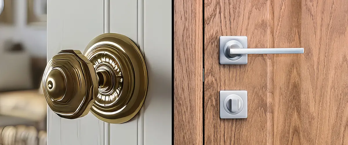 door knobs vs handles comparison